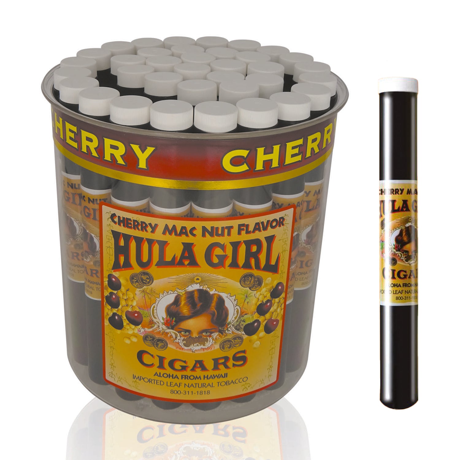 Hula Girl Flavored Cigars Tub of 36