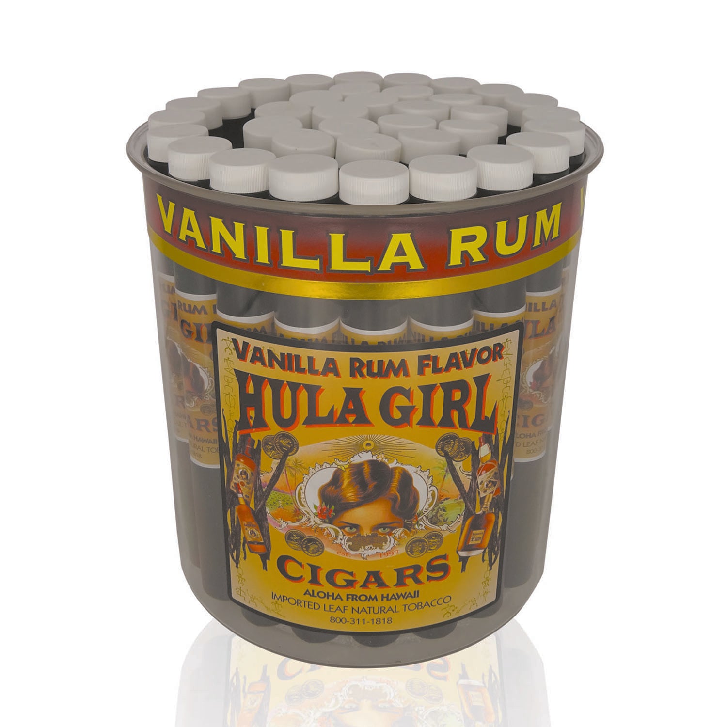Tub of 36 Hula Girl Flavored Cigars