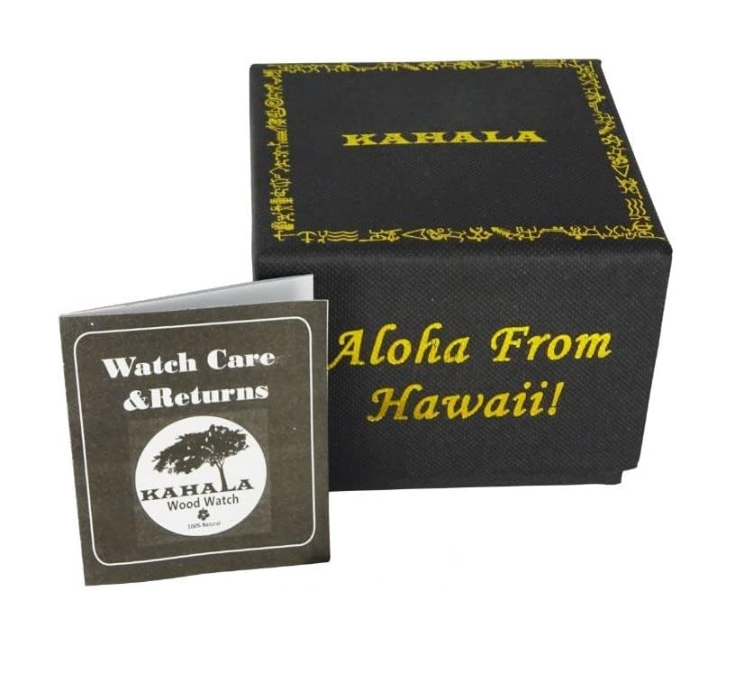Hula Girl Handmade Hawaiian Wooden Watch (Kahala 1A)