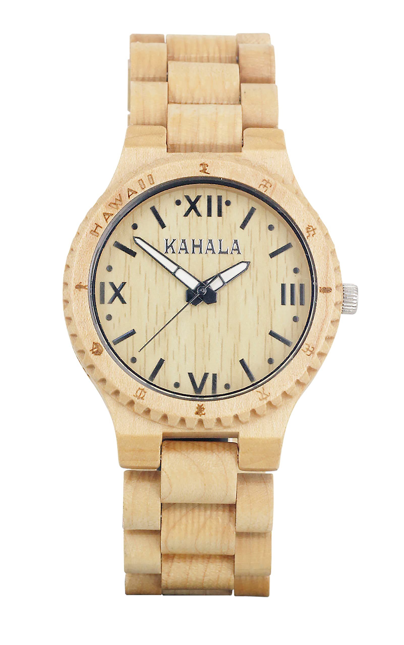 Hula Girl Handmade Hawaiian Wooden Watch (Kahala 8)