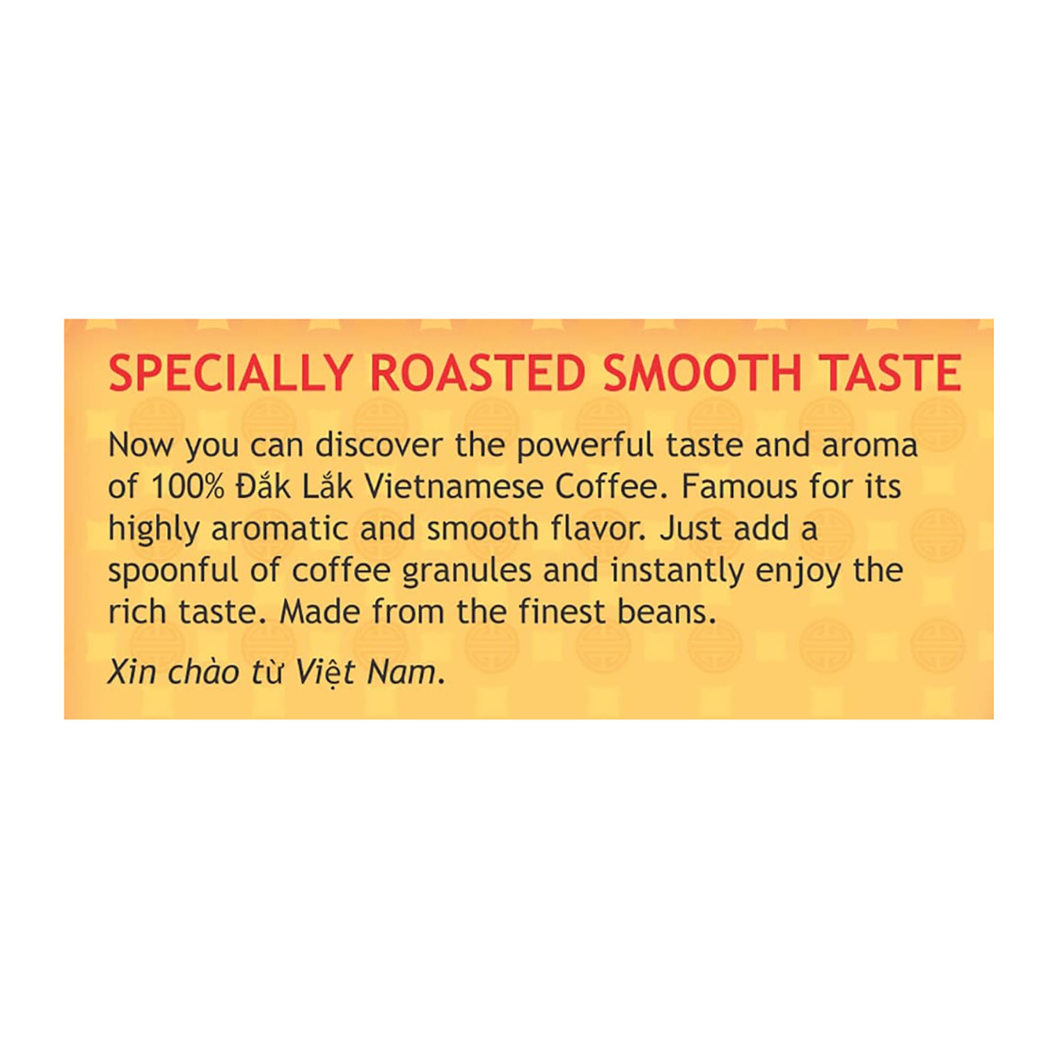 Dak Lak 100% Vietnamese Coffee Instant Freeze Dried 6.1 oz/175g Jar