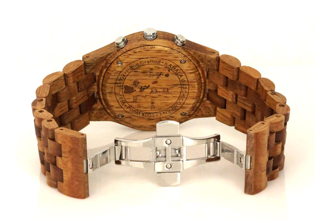 Hula Girl Handmade Hawaiian Wooden Watch (Kahala 11B)