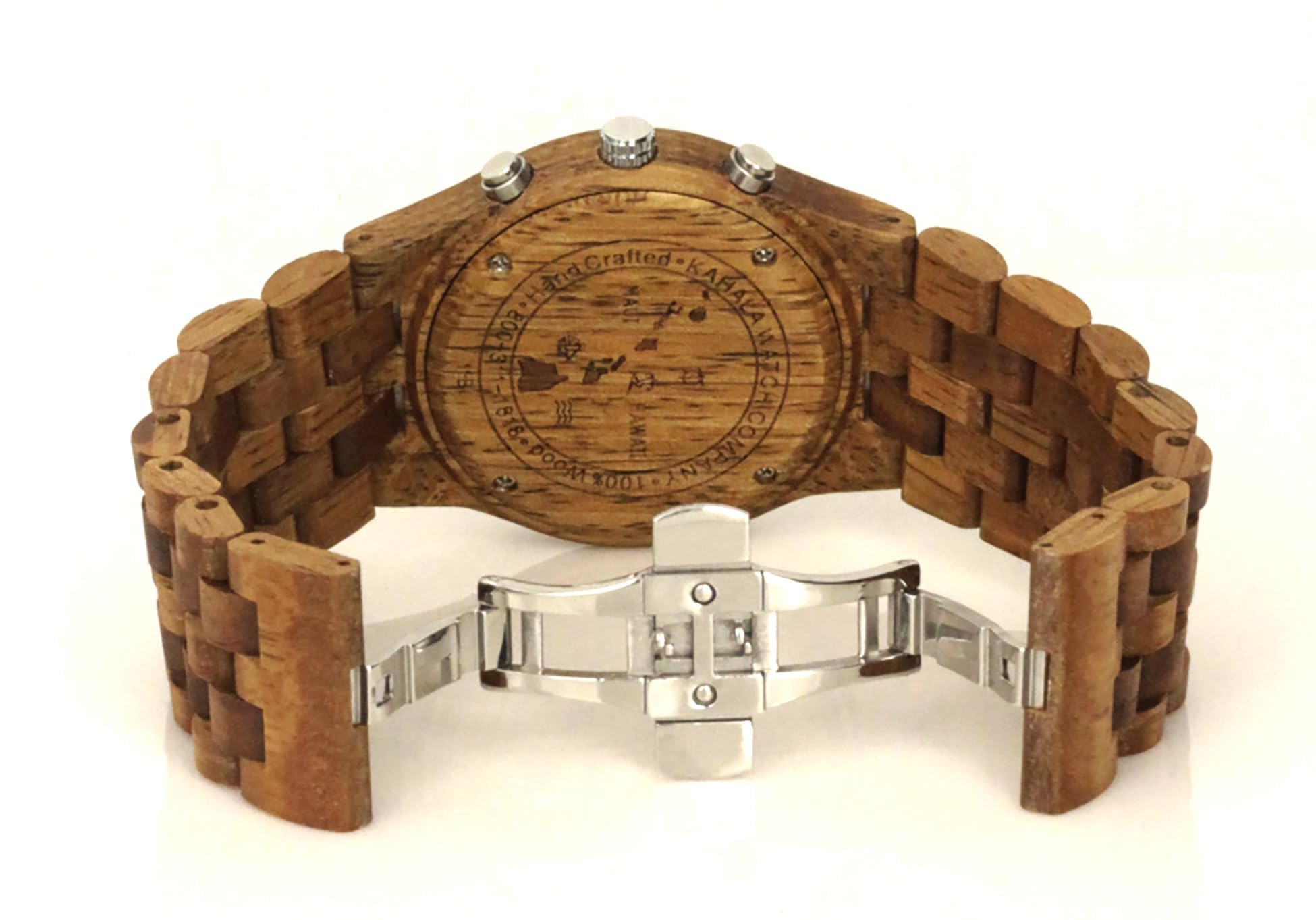 Hula Girl Handmade Hawaiian Wooden Watch (Kahala 11B)