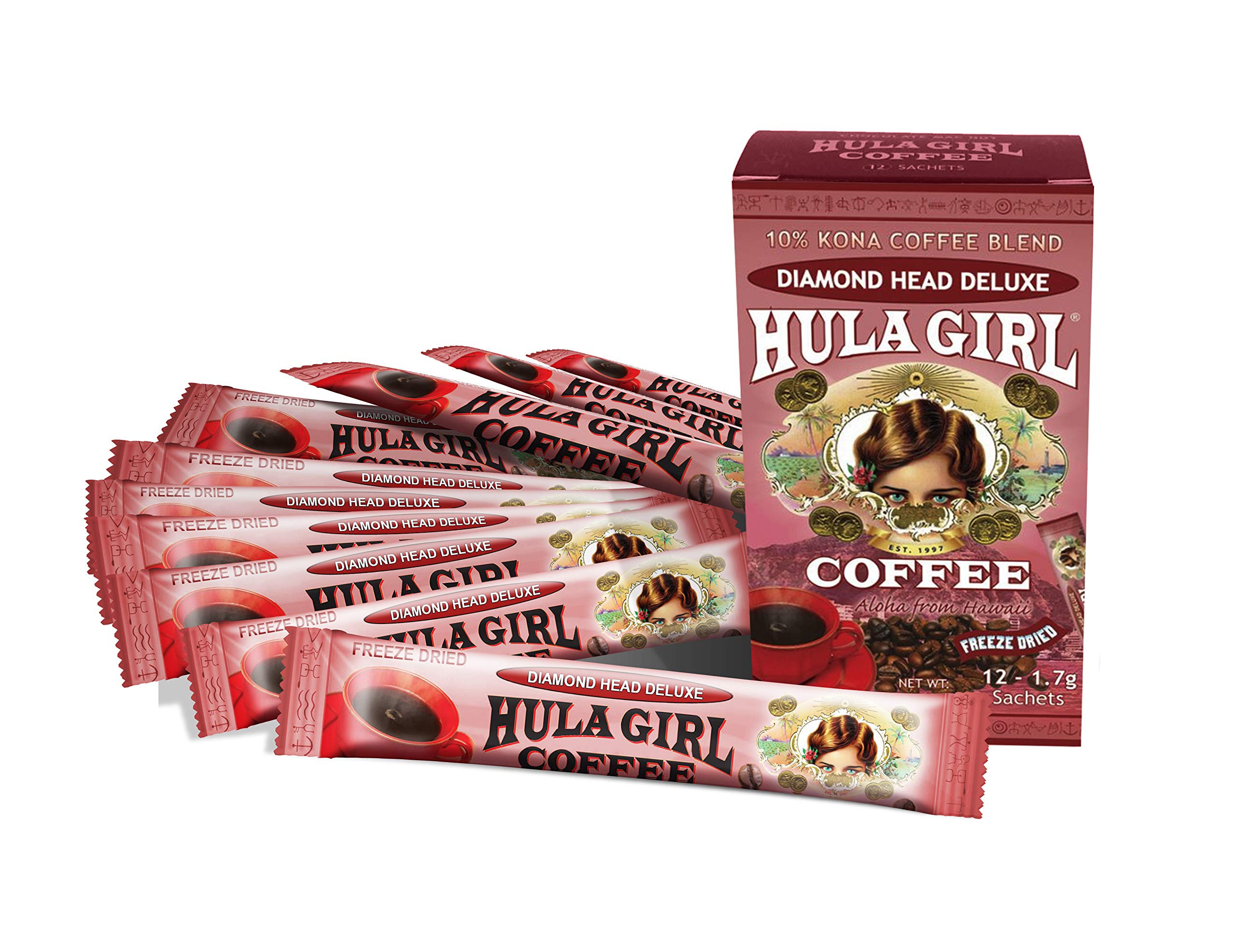 Hula Girl Freeze Dried Instant Coffee Sachet