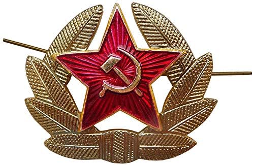 Winter Fur Ushanka Russian Hat with Secret Pocket and RED Star Emblem (Removable)