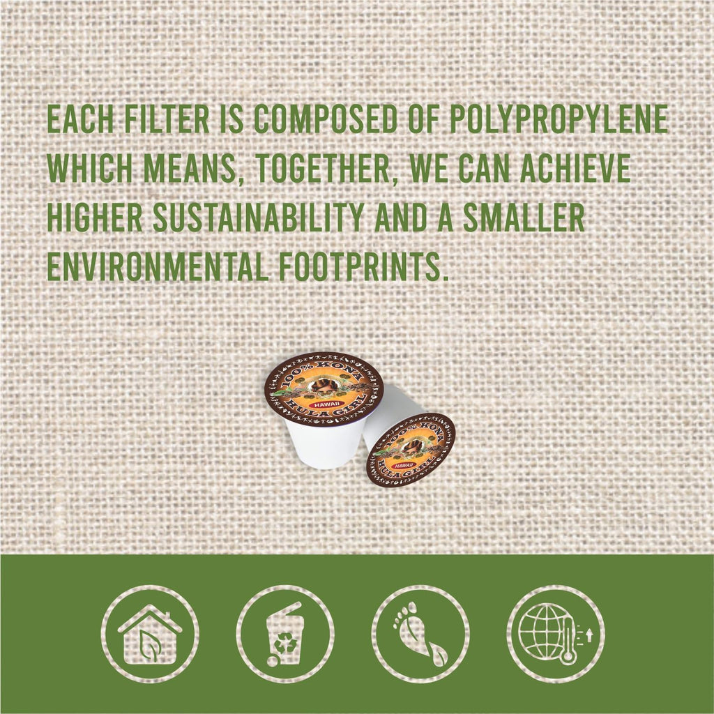 Hula Girl Hula Girl K2 Compatible 10% Kona Coffee Chocolate Single Servings,