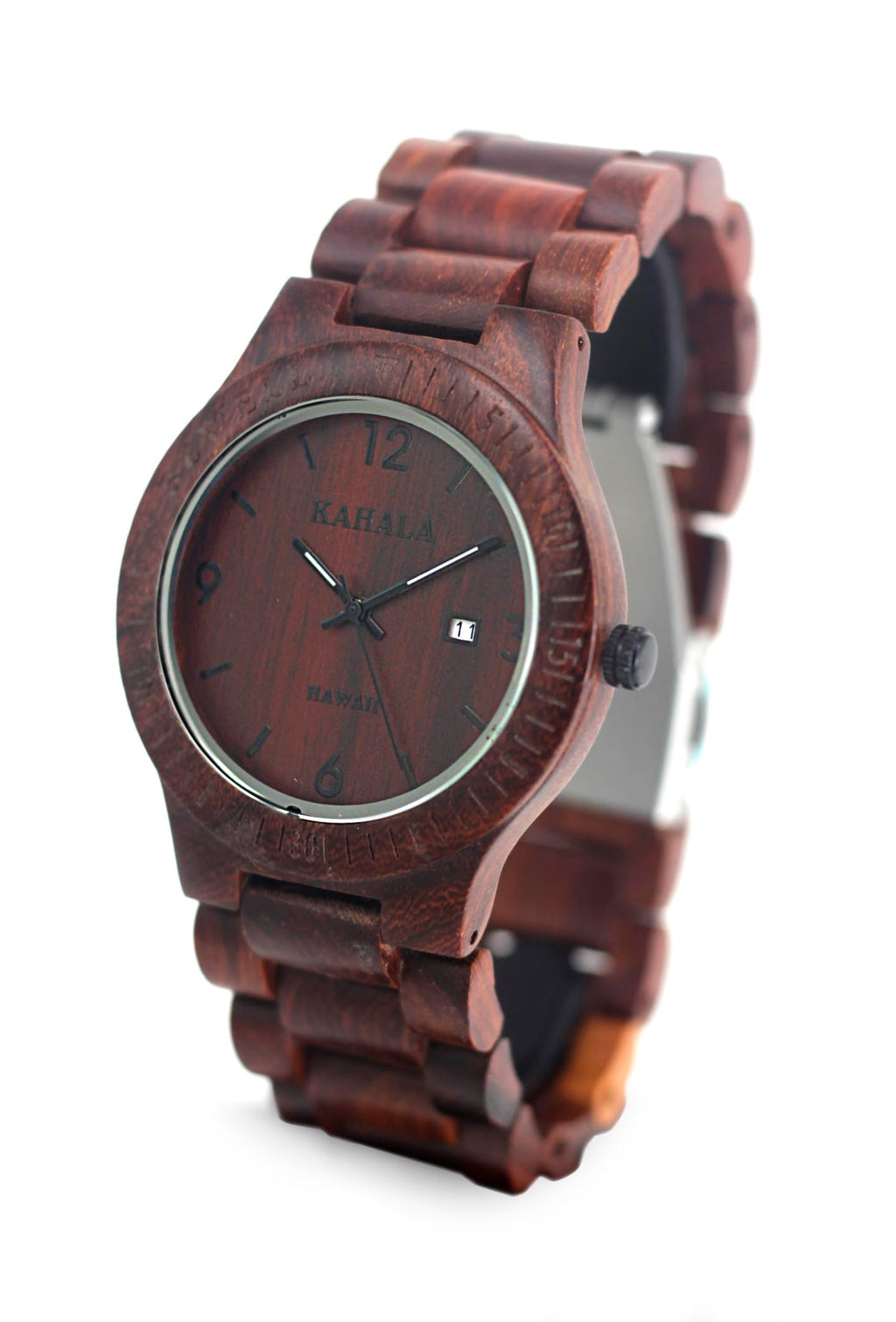 Hula Girl Handmade Hawaiian Wooden Watch (Kahala 68)