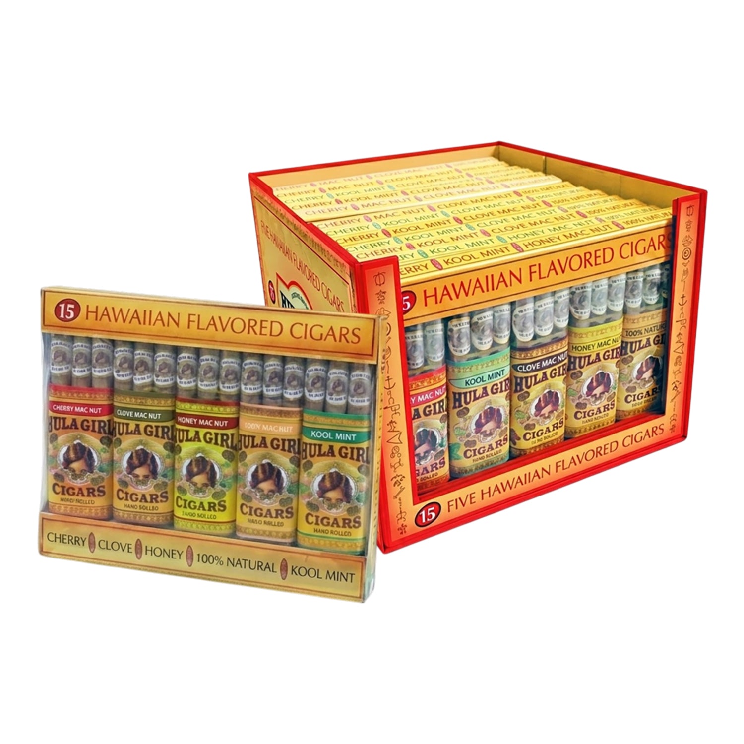 Hula Girl Flavored Small Cigars Pack of 5
