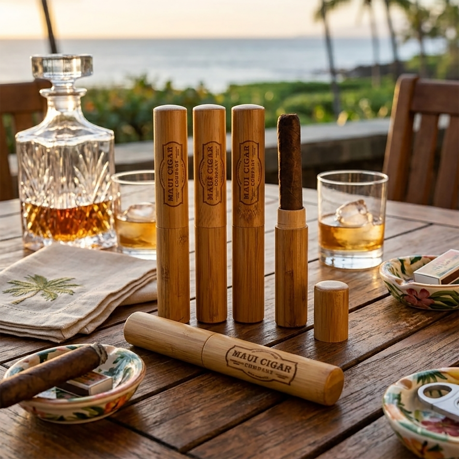 Maui Cigar in Bamboo Tube Pack of 5