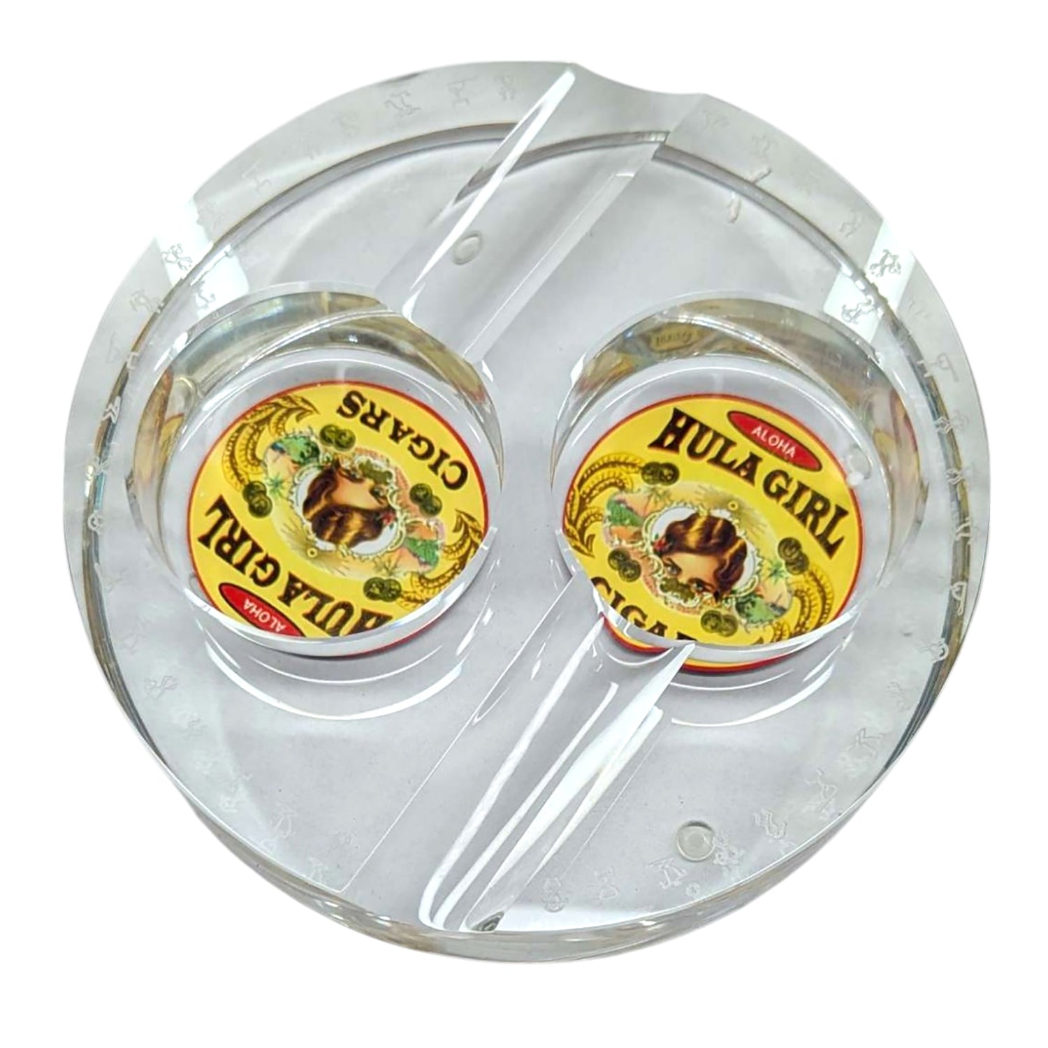 Hula Girl Crystal Ashtray