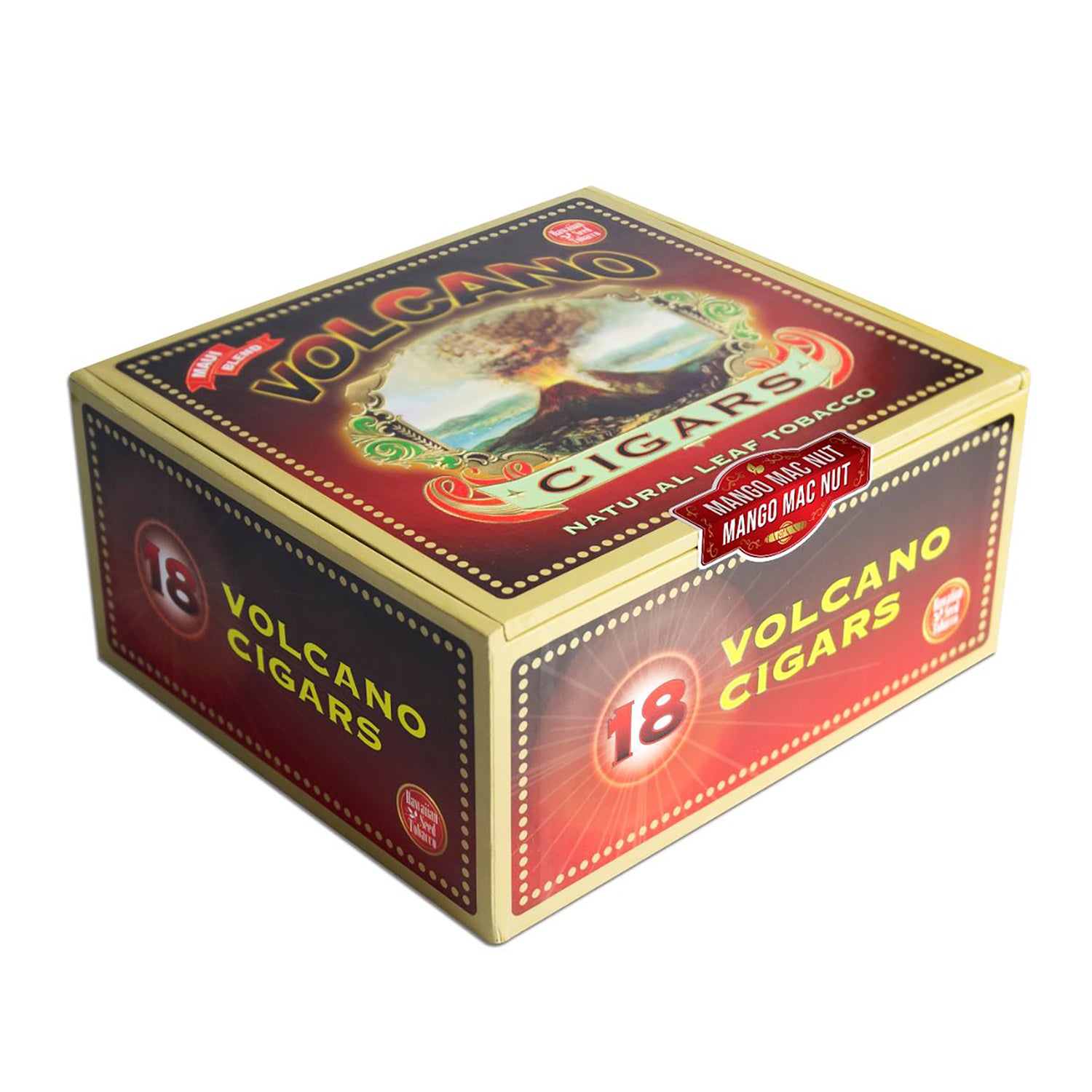 Volcano Macadamia Nut Flavored Cigars Box of 18
