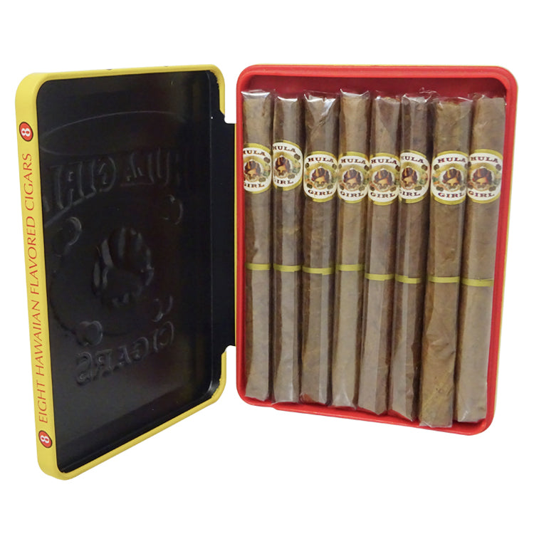Hula Girl Minil Cigar 8 Flavor Tin