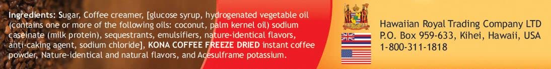 Hula Girl 100% Kona Coffee 3 in 1 Sachets