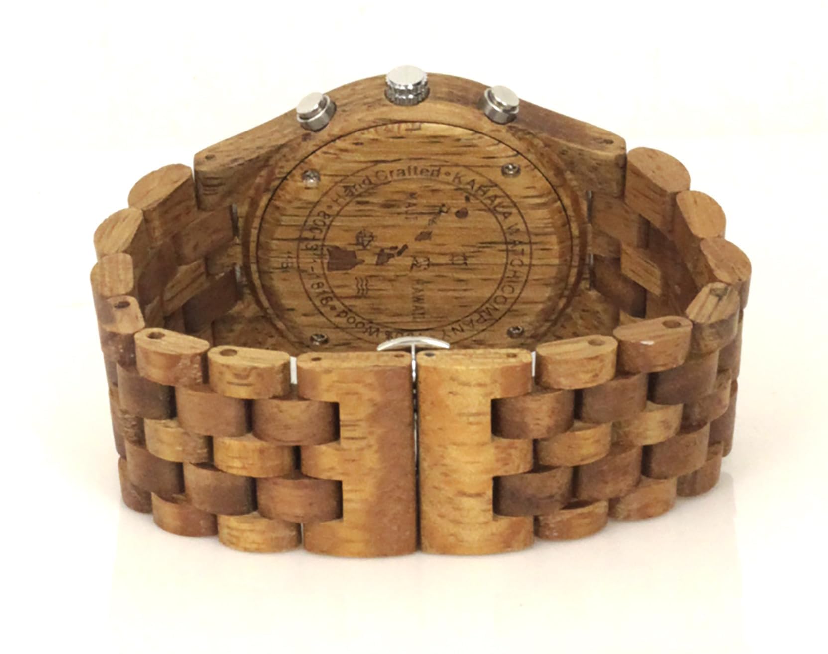 Hula Girl Handmade Hawaiian Wooden Watch (Kahala 11B)
