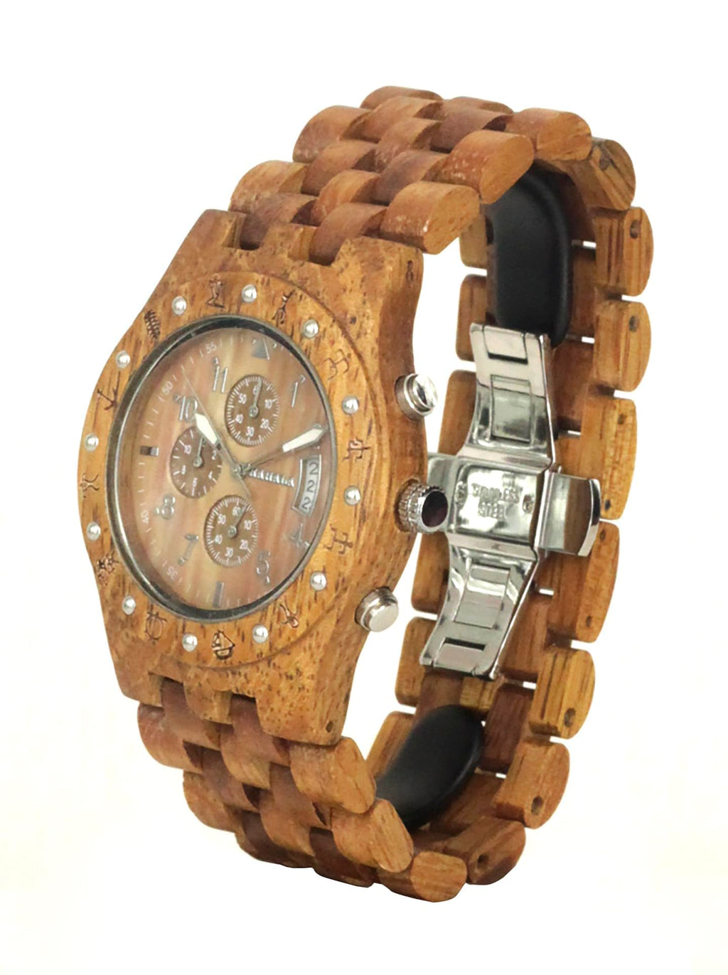 Hula Girl Handmade Hawaiian Wooden Watch (Kahala 11B)