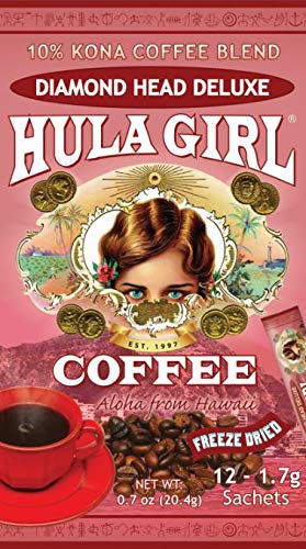 Hula Girl Freeze Dried Instant Coffee Sachet