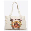 Hula Girl Cigar Logo Cotton Beach Bag