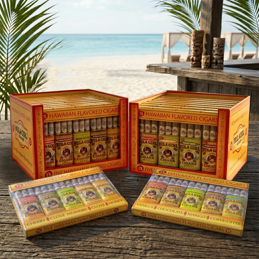 Hula Girl Flavored Small Cigars Pack of 5
