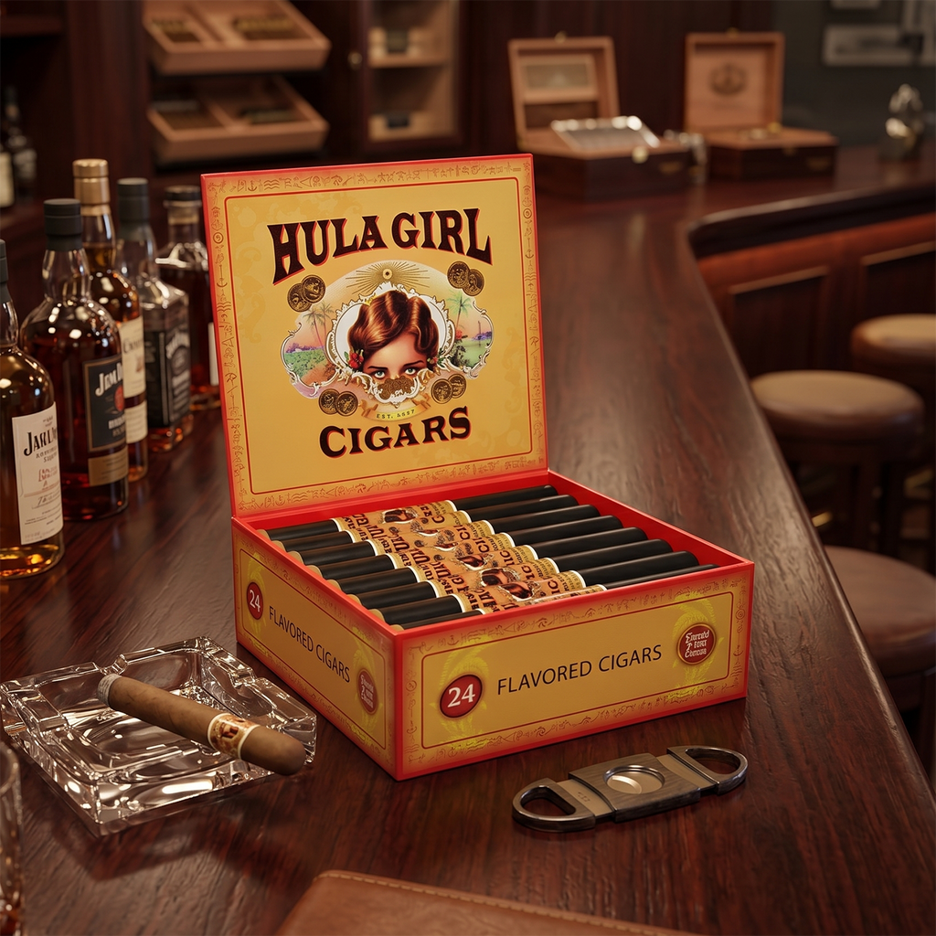 Box of 24 Hula Girl Flavored Cigars