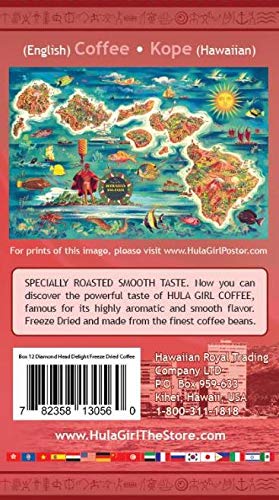 Hula Girl Freeze Dried Instant Coffee Sachet