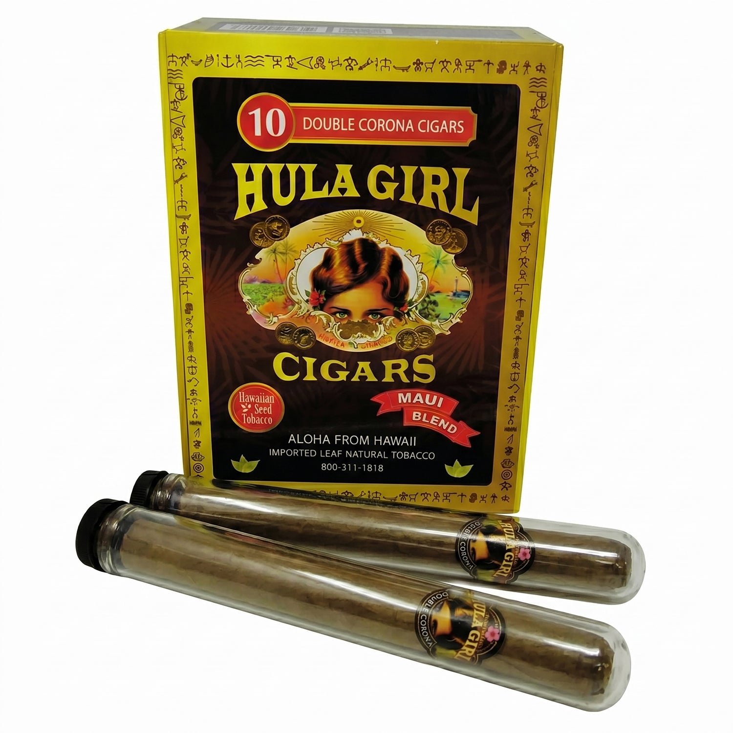 Hula Girl Premium Cigars Box of 10
