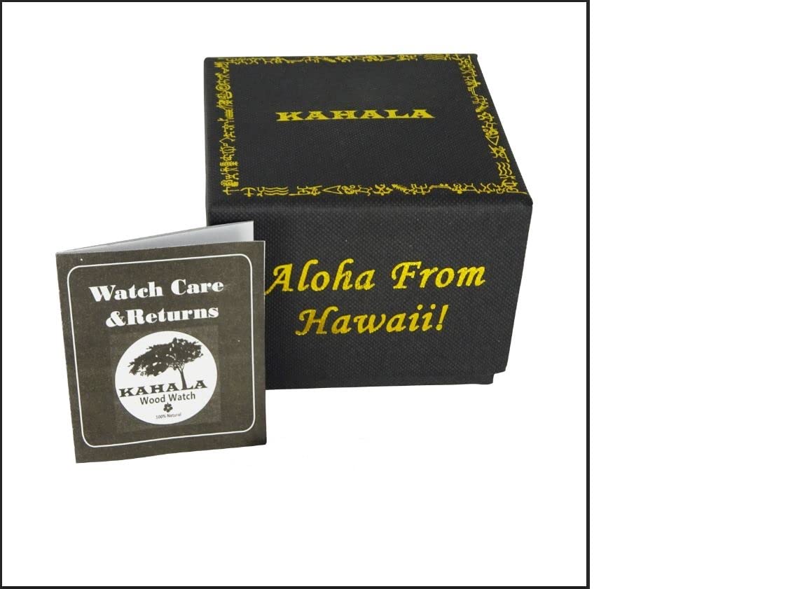 Hula Girl Handmade Hawaiian Wooden Watch (Kahala 68)