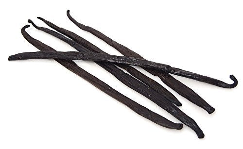 Hula Girl Indonesian Vanilla Beans Gourmet 6-7 Inches Long in Airtight Glass Tube