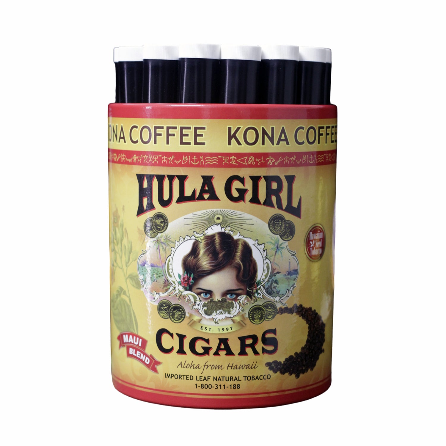 Hula Girl Flavored Cigars Tub of 22