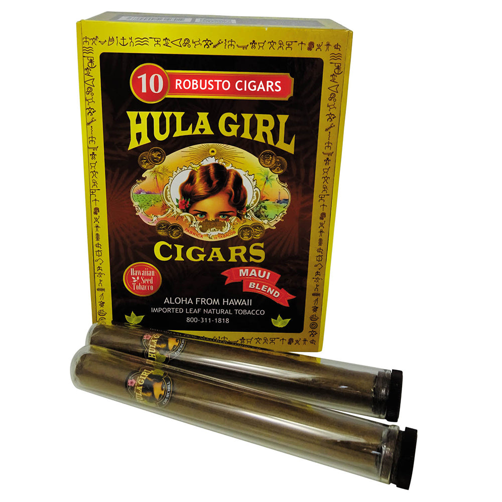 Hula Girl Premium Cigars Box of 10