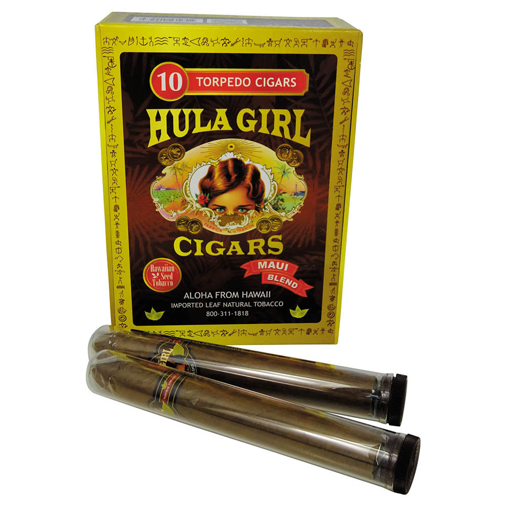 Hula Girl Premium Cigars Box of 10