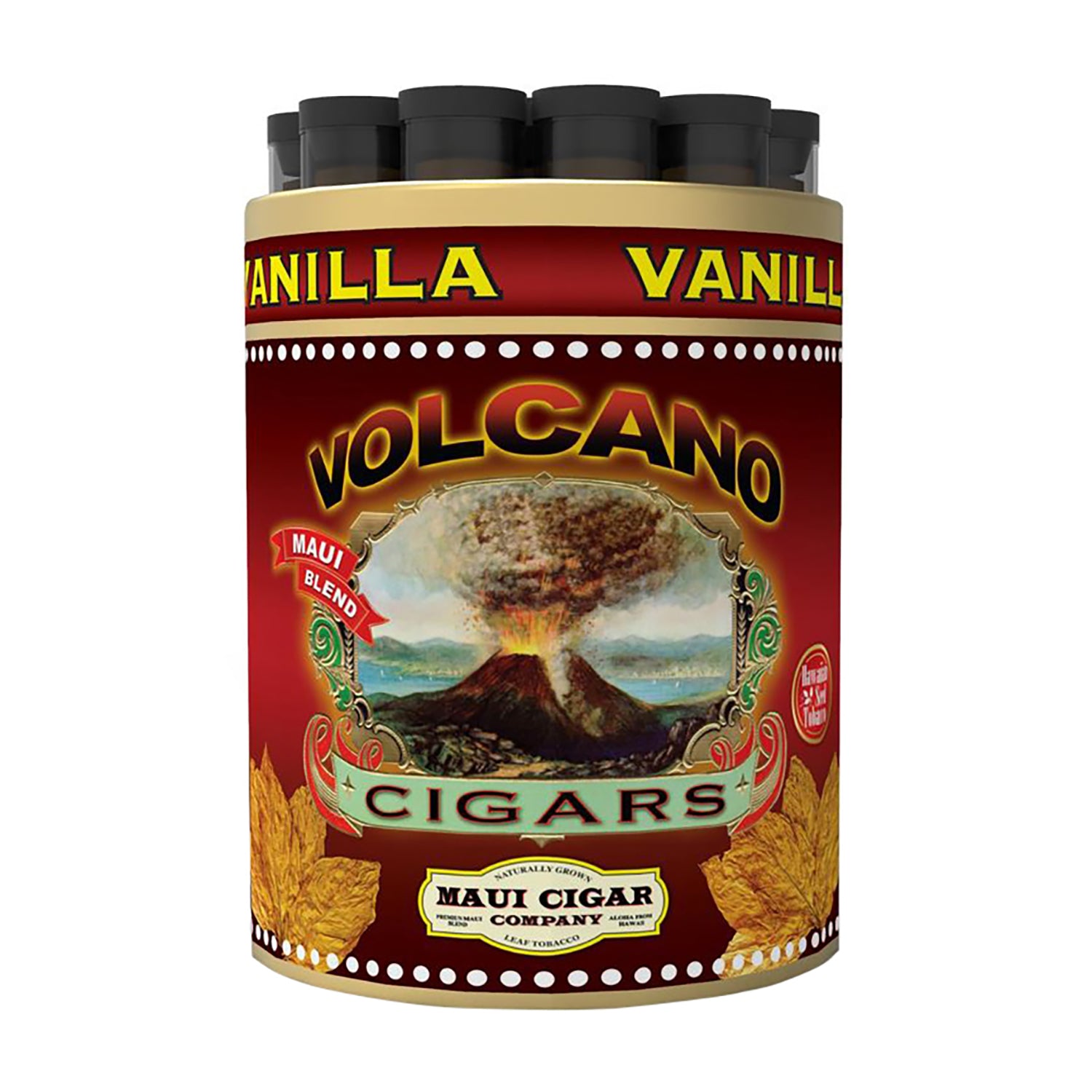 Tub of 15 Volcano Macadamia Nut Flavored Cigars