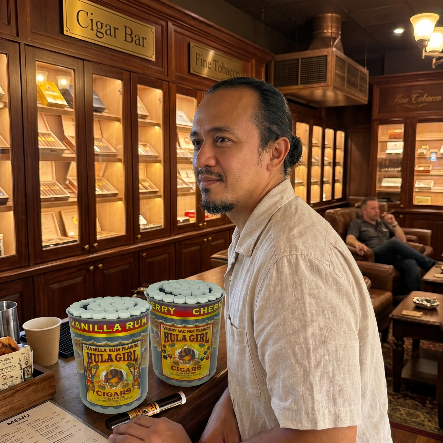 Tub of 36 Hula Girl Flavored Cigars